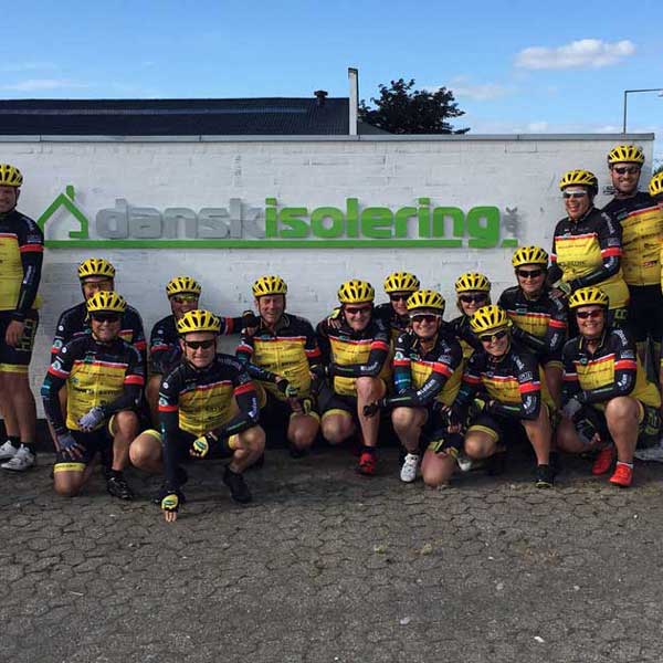 Dansk Isolering holder Team Rynkeby varme 